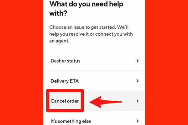 How to Cancel a DoorDash Order