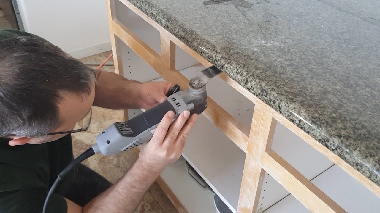 how to remove granite countertops that are glued down