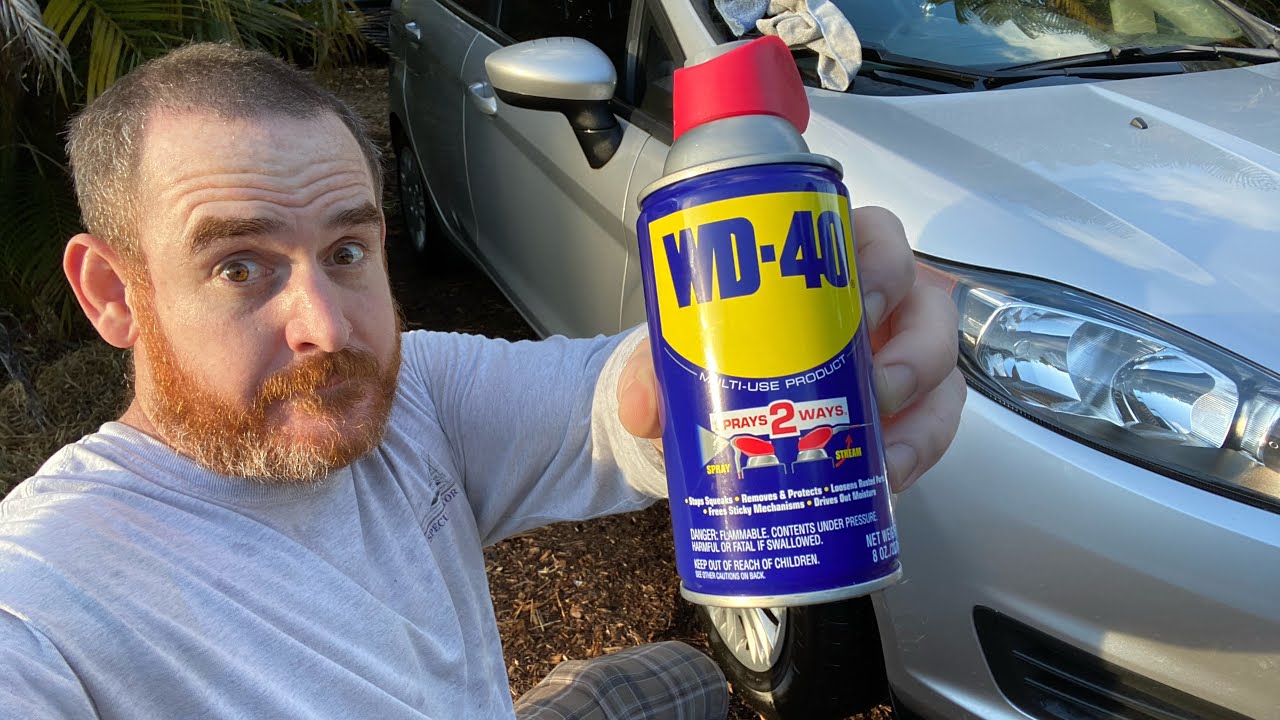How to Remove Paint Transfer from Car WD-40