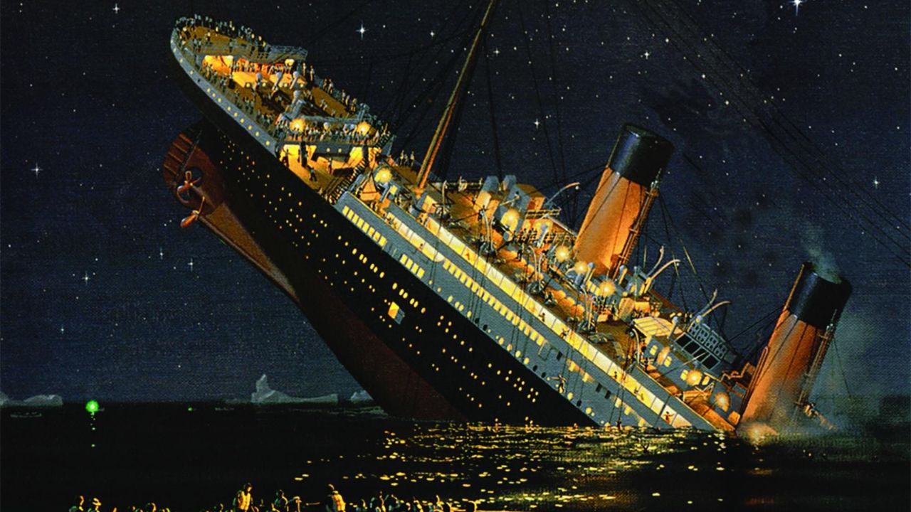 how long did it take for theTitanic to sink