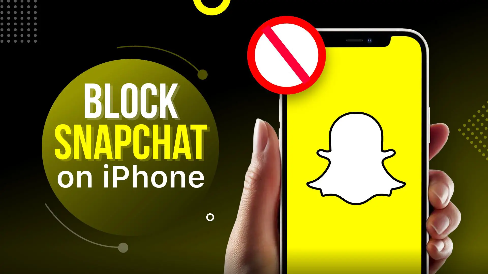 how to block someone on snapchat