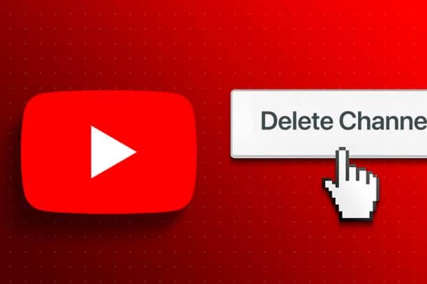 how to delete youtube channel