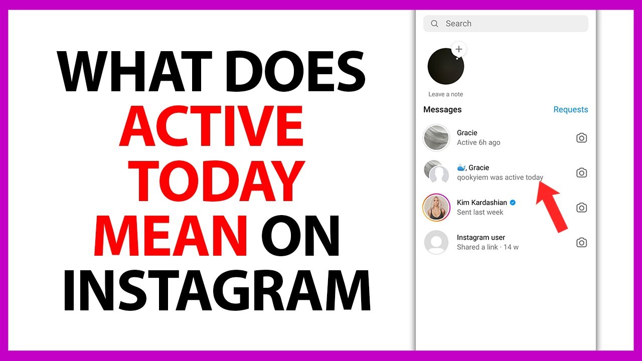 what does active today means in instagram