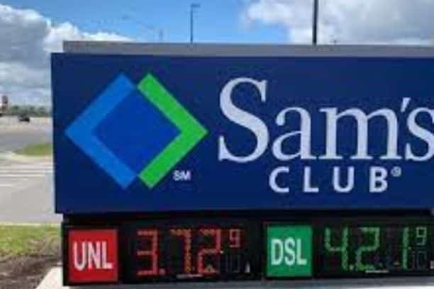 how much is gas at sam's club