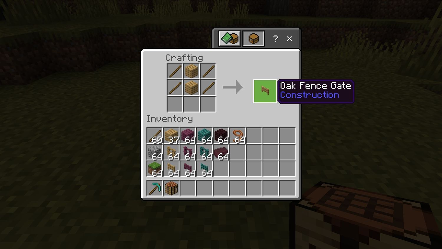 how to make fence in minecraft