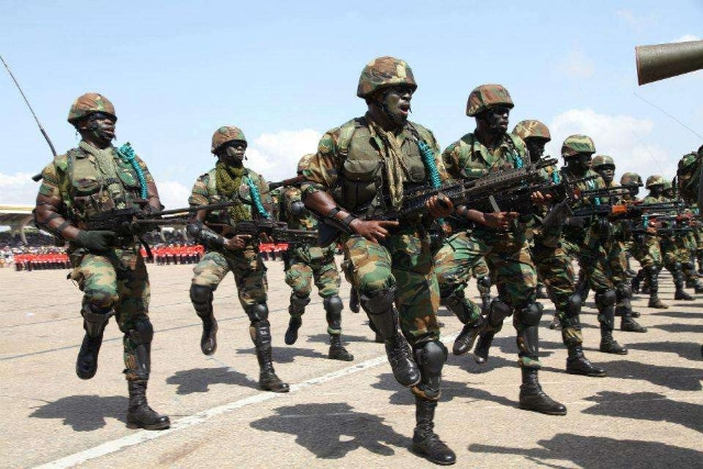 Rekrutierung der Streitkräfte von Ghana 2019