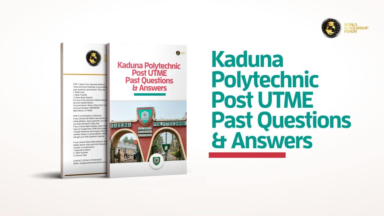 kaduna-polytechnic-post-question-उत्तर -2020
