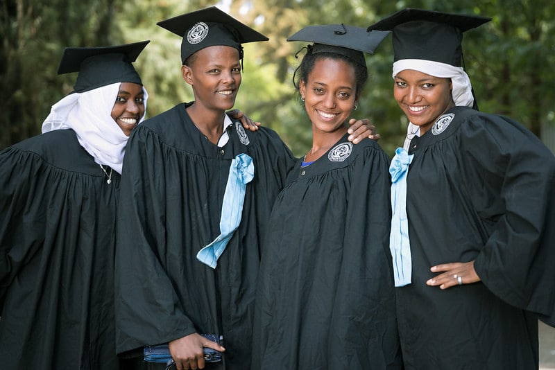 Ethiopian students studying in UK