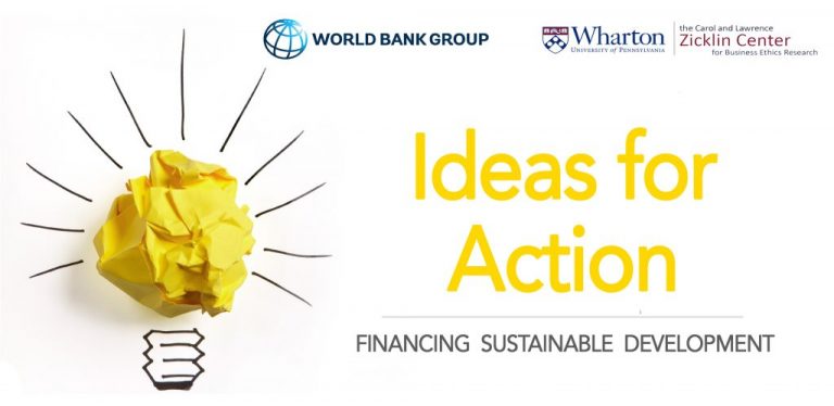 ورلڈ بینک گروپ / وارٹن اسکول ایکشن مقابلہ کیلئے آئیڈیاز