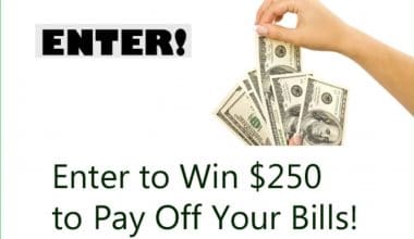 Pay Your Bills 250 Sweepstake
