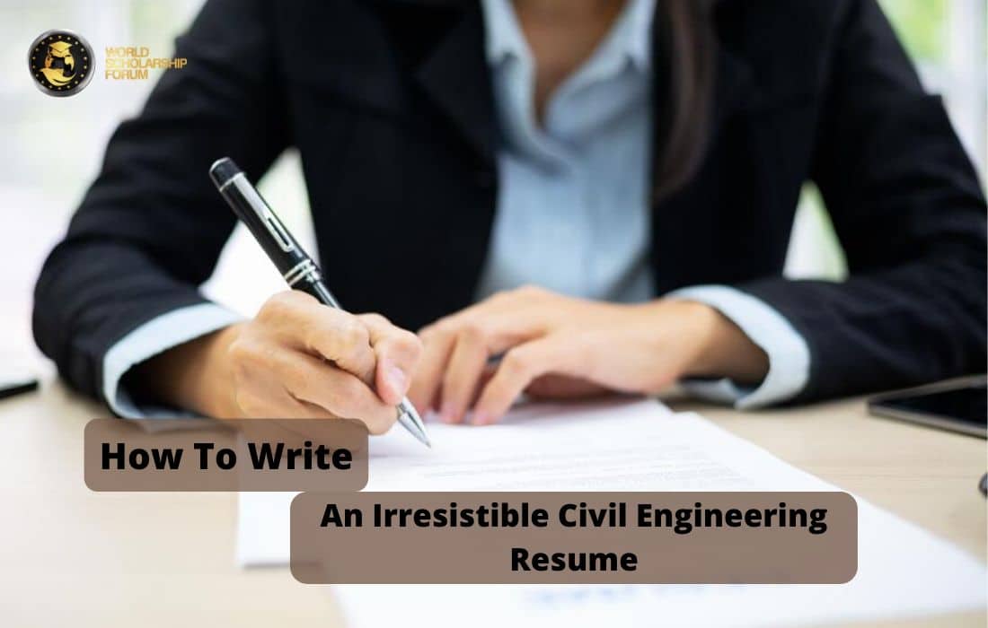 CV intern al studenților pentru meseria de inginer civil