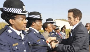 Recrutement des services de police du Botswana
