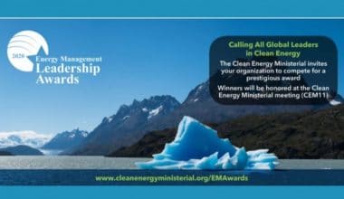 Prêmios globais de liderança em gestão de energia