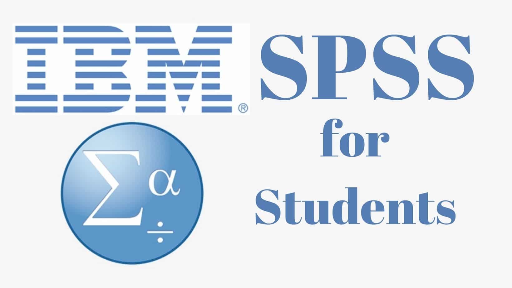 SPSS for Students Software Free Download
