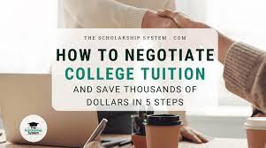 Negotiate College Tuition