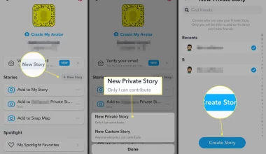 How To Add Private Story Link On Snapchat