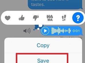 How To Save Audio Messages On iPhone