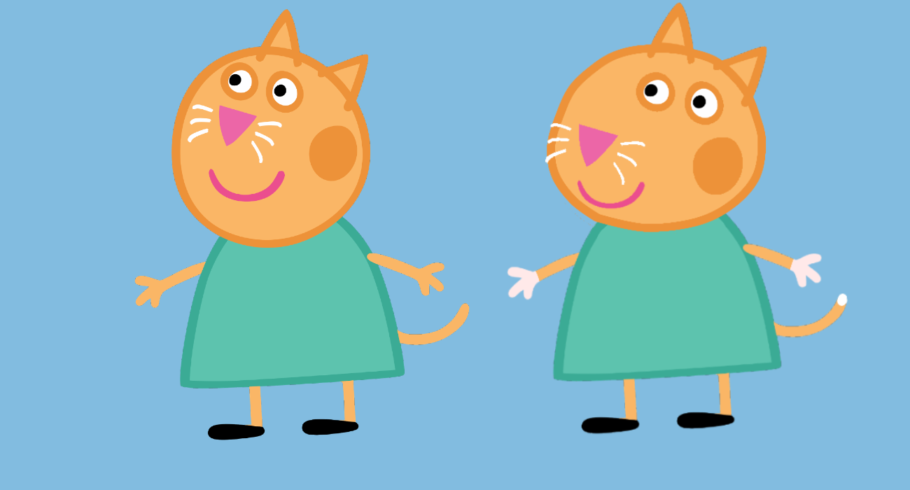 How is old Candy Cat from Peppa Pig
