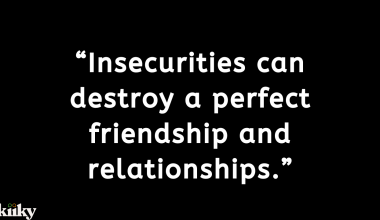 Insecurity Quotes For Relationship