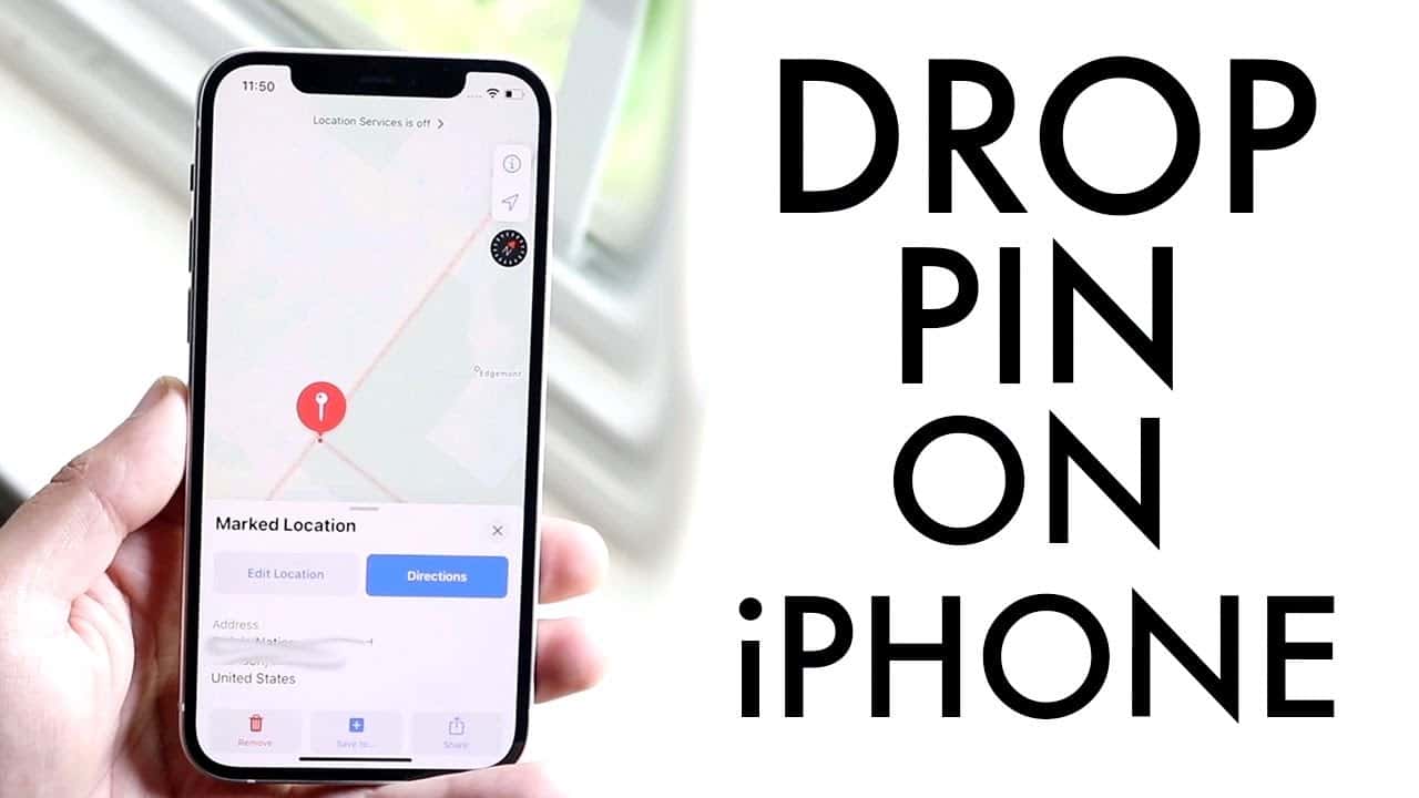 How To Drop A Pin iPhone