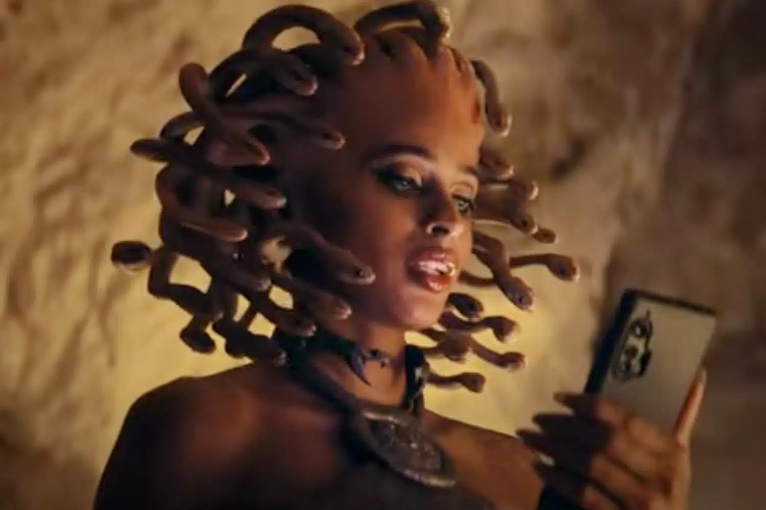 Who Plays Medusa In Amazon Commercial