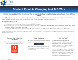 CSN Student Email Login