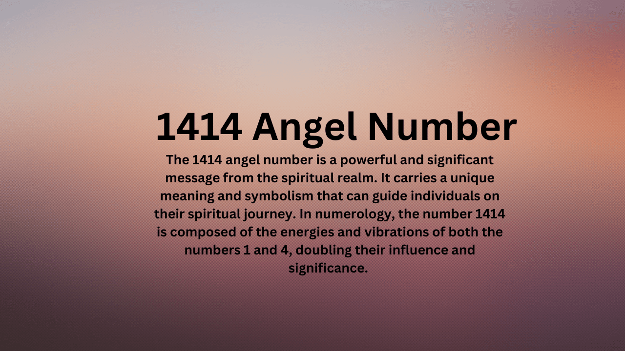 1414 Angel Number