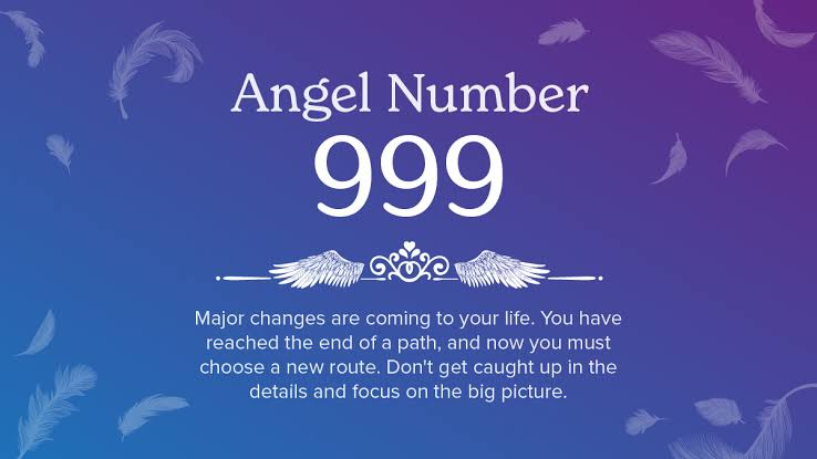 Angel number 999
