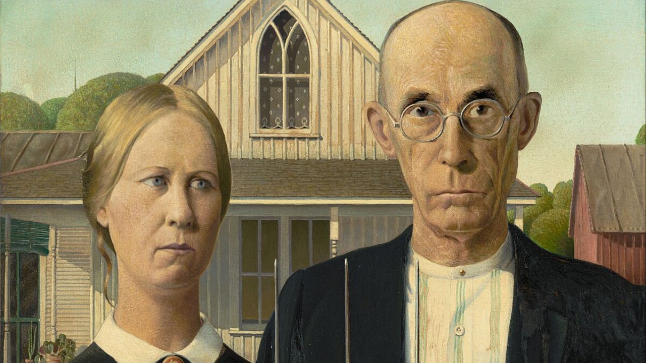 American Gothic Painting