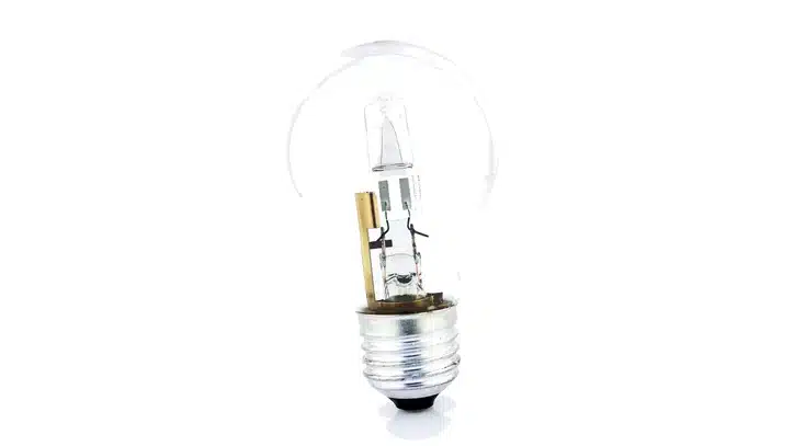 How does halogen lamp work