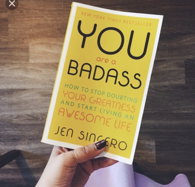 Inspirational books for women: Jen Sincero's Book You are a Badass
