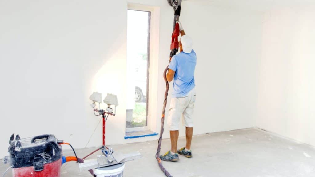 Sanding and Finishing of Drywall