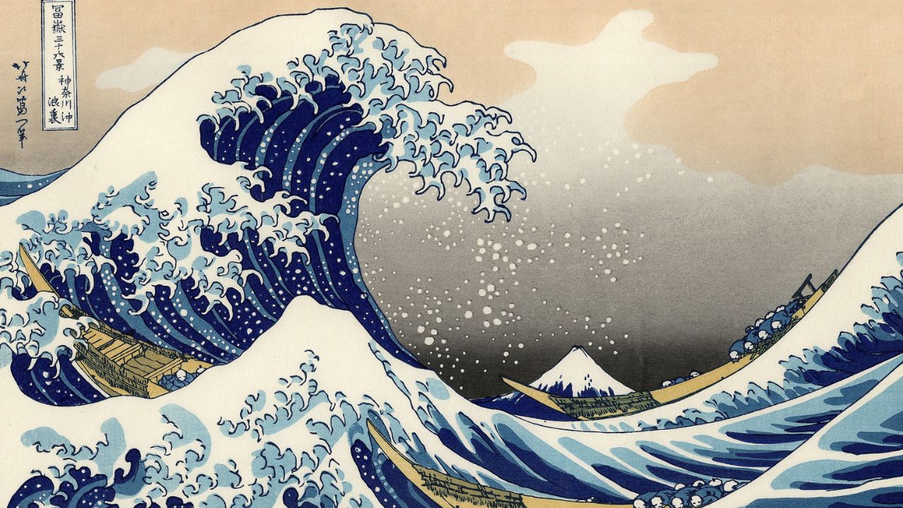 The Great Wave off Kanagawa Painting