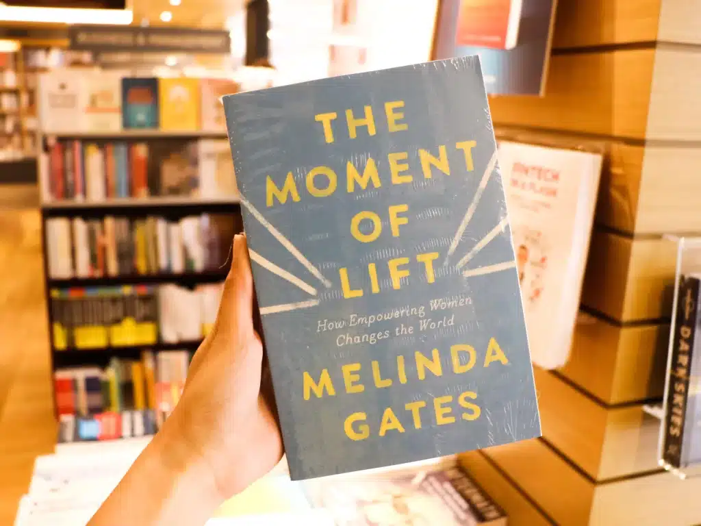 Melinda Gates' book The Moment of Lift